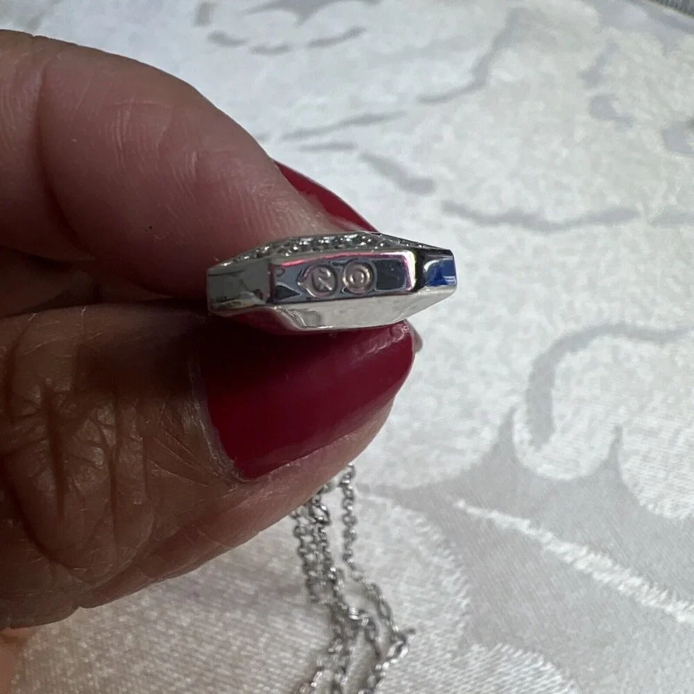Vintage‎ Swarovski Lock Pendant Necklace/-/Ladies 33